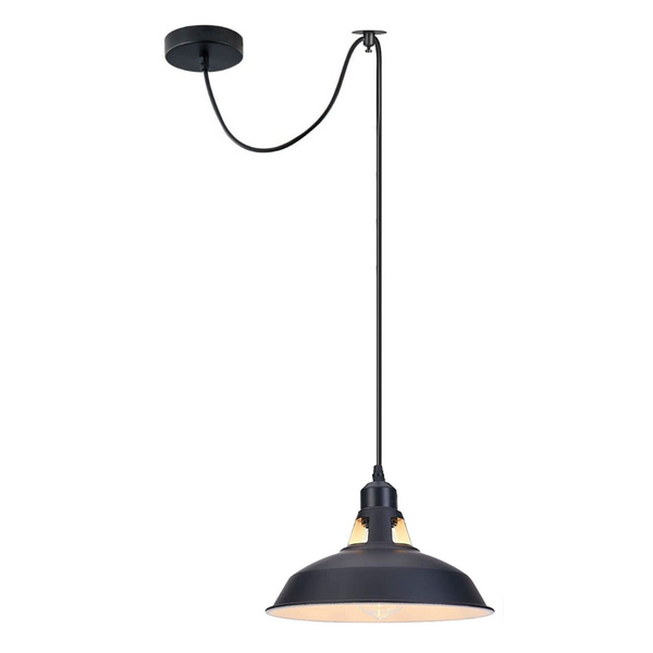 Retro Vintage Kroonluchter Plafond Spider Light Industriële Hanglamp E27~4945 – Enkel licht / Nee