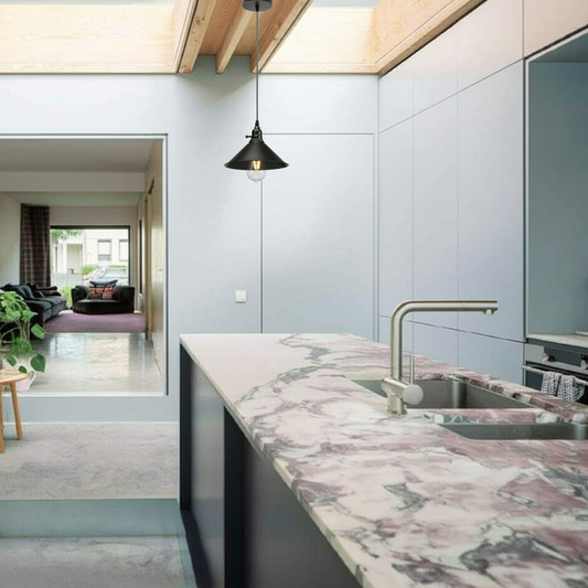 3-weg vintage industriële cluster hanglamp metalen retro loft lampenkap~1305