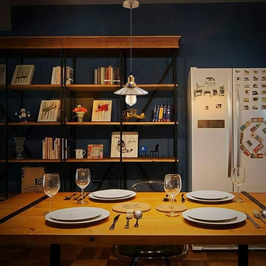 Moderne metalen roségouden, eenvoudig te monteren lampenkap~1094