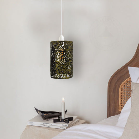 Trommelstijl Metalen lampenkappen Eenvoudig te monteren plafond- en wandlampenkap~2447