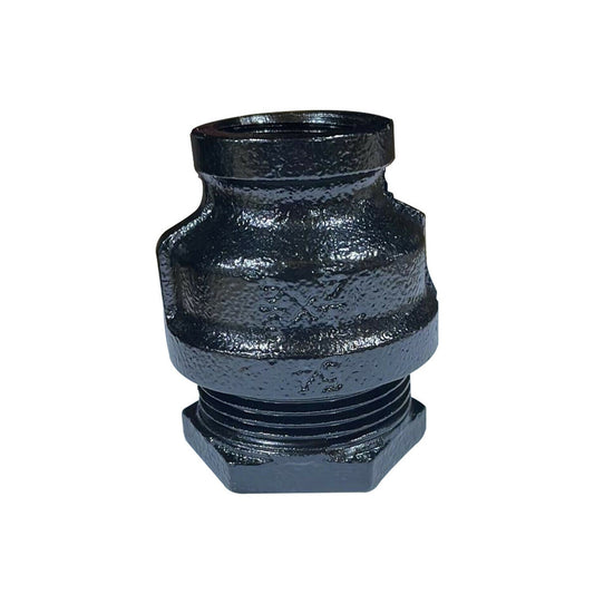 3/4 BSP MALLEABLE iron pipe BLACK Painted STEAM PUNK Cast Iron pipe fitting~3611 - LEDSone UK Ltd