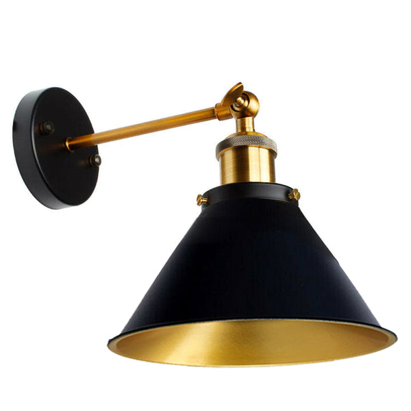 Zwarte wandlampen moderne wandlamp met kap ~2117 – Type 1 / Nee