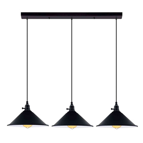 Kitchen Island 3 Light Pendant Light With Fluming Switch ~6187