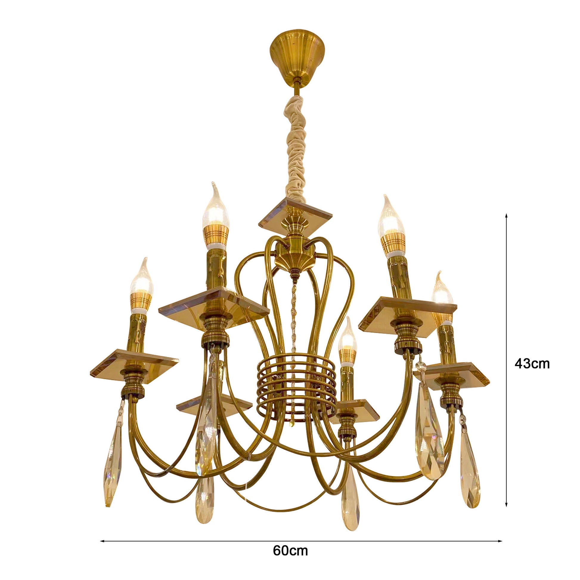 Bronze Metal Chandelier