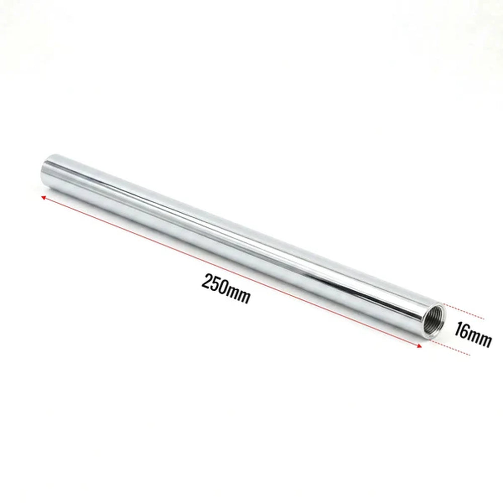 chrome M16 female thread extension pipe, 250mm long