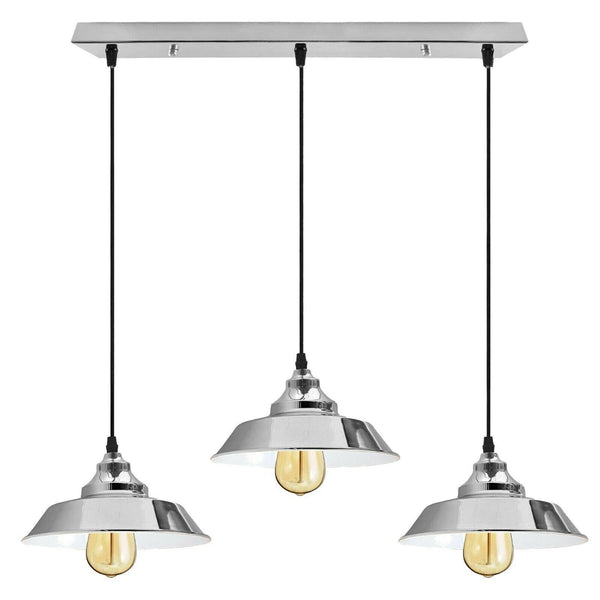 3-lamps plafondlamp keuken E27 metaal ~5899 – Ja / Rechthoek