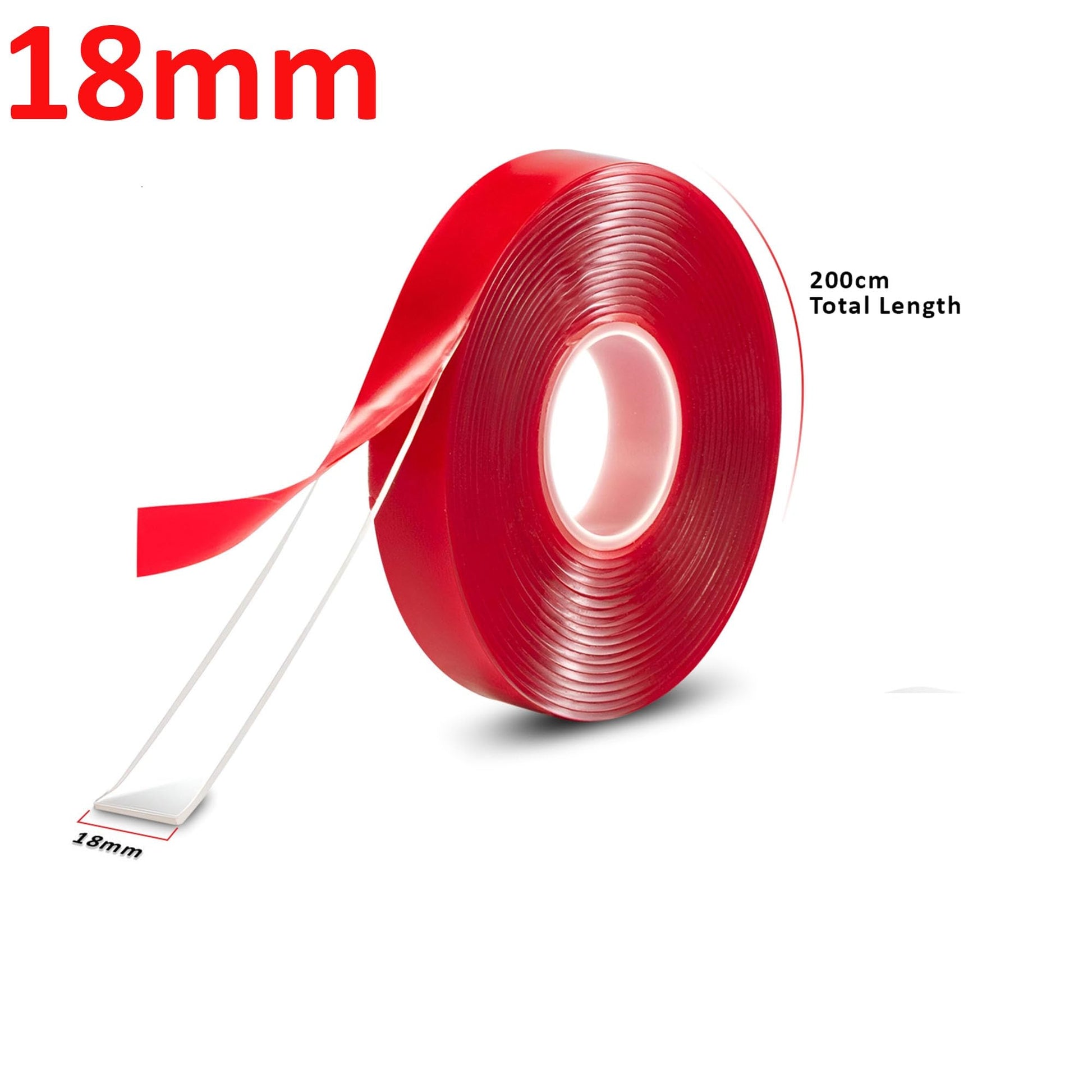 double sided clear nano residue strong hold clear nano adhesive, single roll double sided tape, reusable grip tape for walls, residue-free mounting solution, traceless gel tape for home.