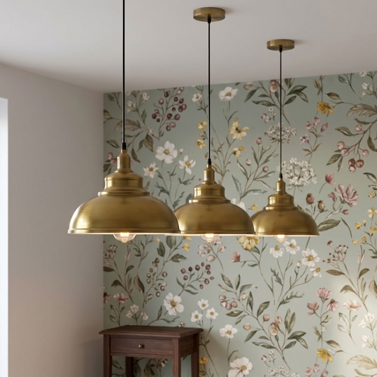 vintage copper dome light