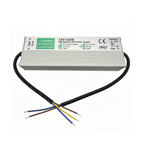IP67 DC 12V waterdichte LED-driver LED-voeding Ledsone-transformator ~ 4490 – 120W