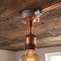 Industriële E27-lamphouder met 20 mm leidinginvoer voor plafondlamp ~ 6006