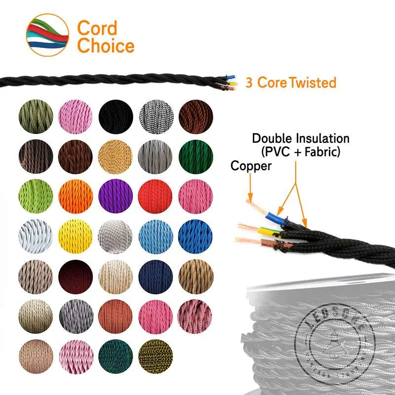 twisted fabric cable 3CORE