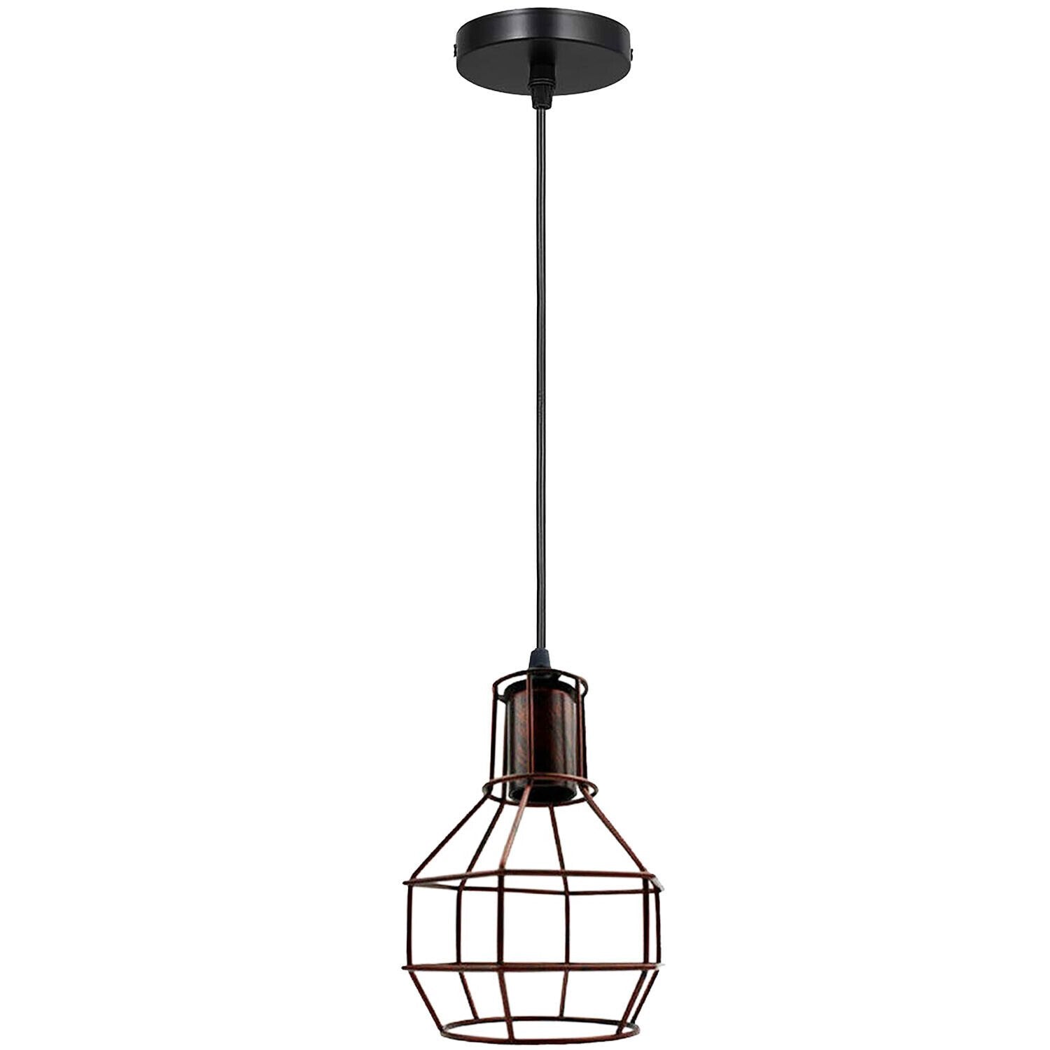 vintage industrial style black metal ceiling pendant light 