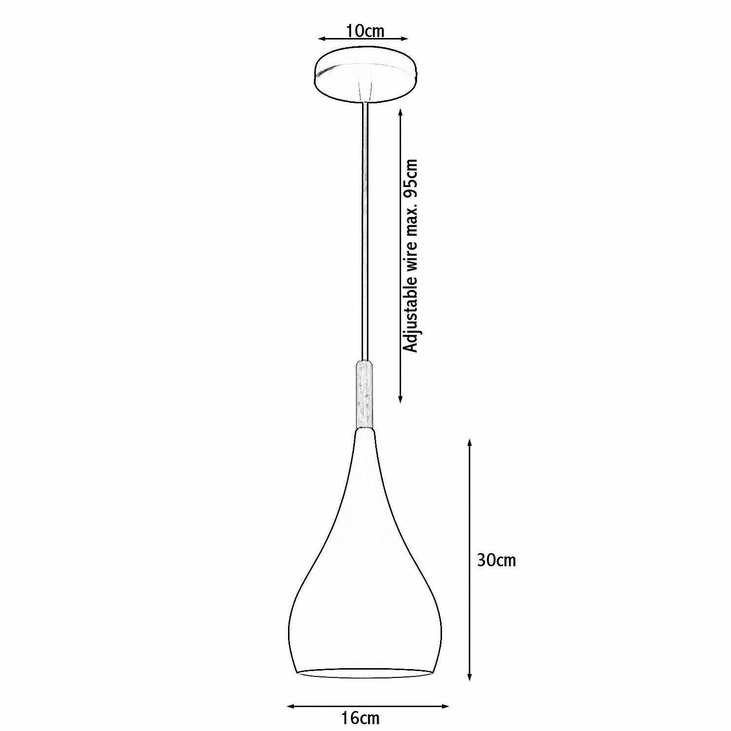 single hanging pendant light