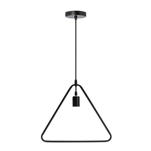 Plafond hanglamp industriële metalen draadkooilamp ~5970 – Driehoek