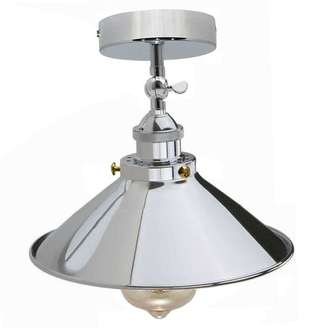 Retro industriële plafondlamp E27 LED kegellampenkap ~ 5704