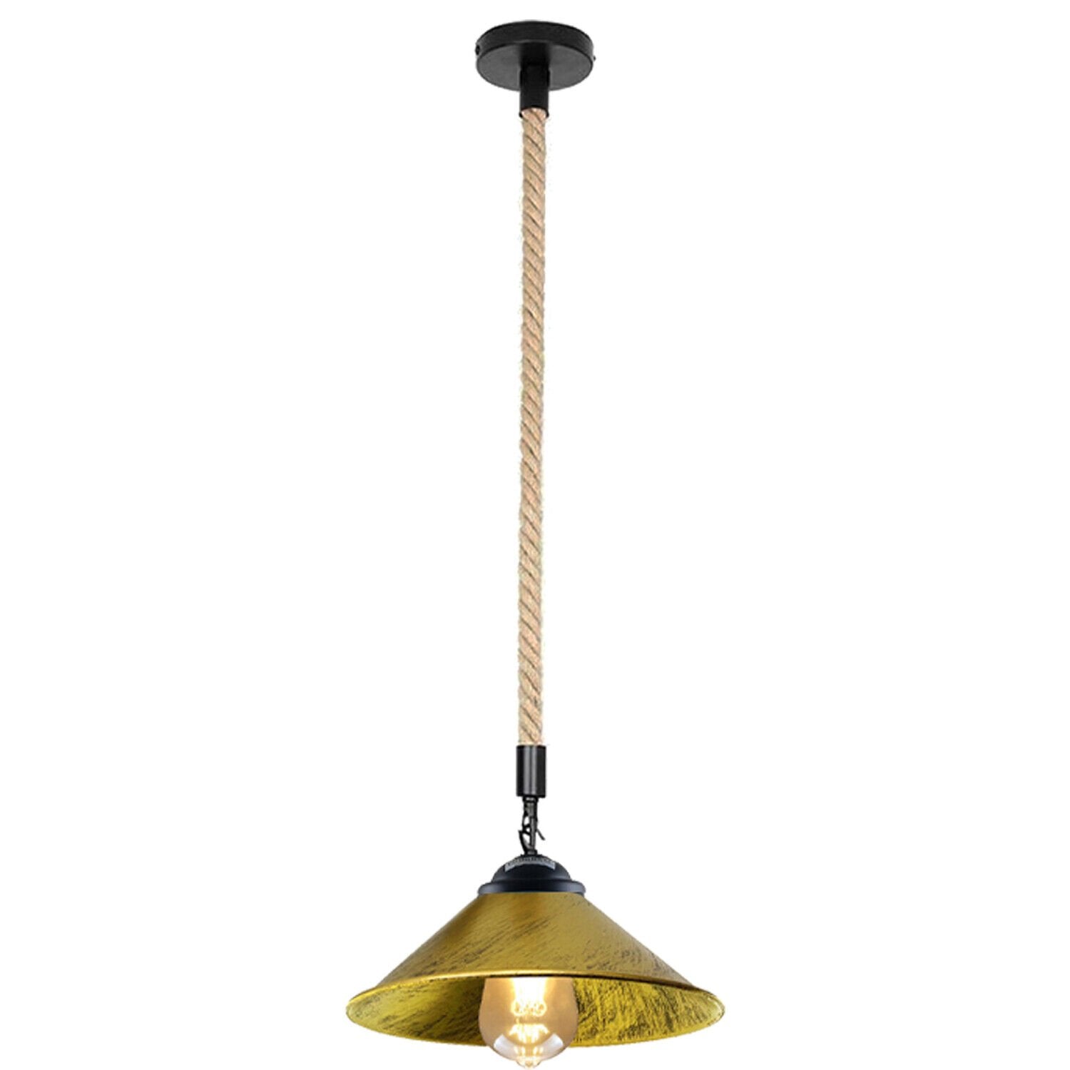 Brushed brass colour Pendant Light