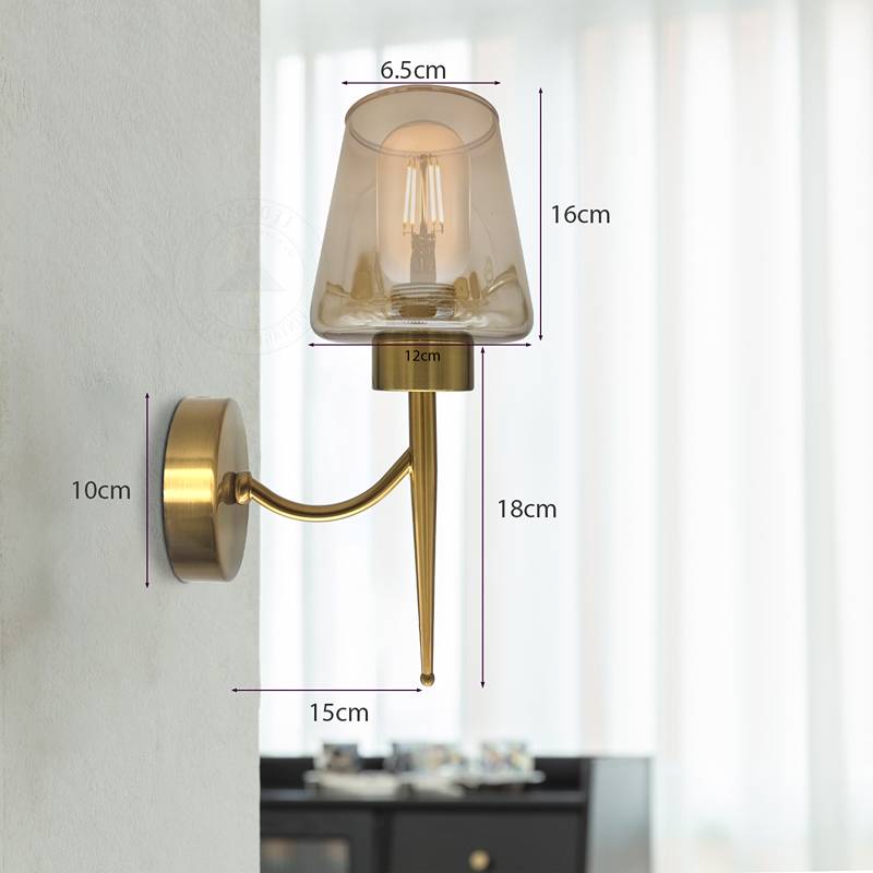 glass wall sconce