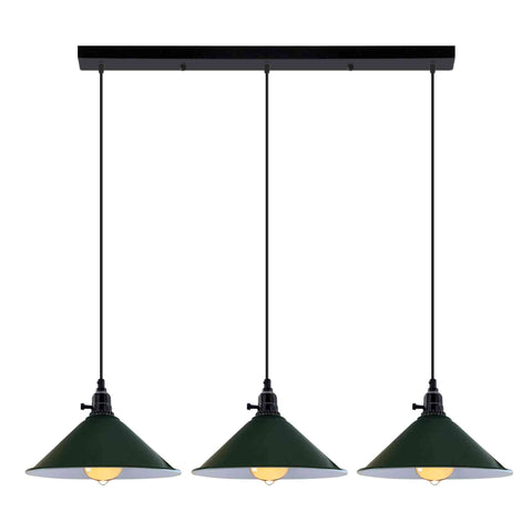 Kitchen Island 3 Light Pendant Light With Fluming Switch ~6187