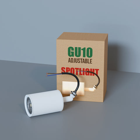 Verstelbare plafondspot met cilinder voor leidingverlichting -5633