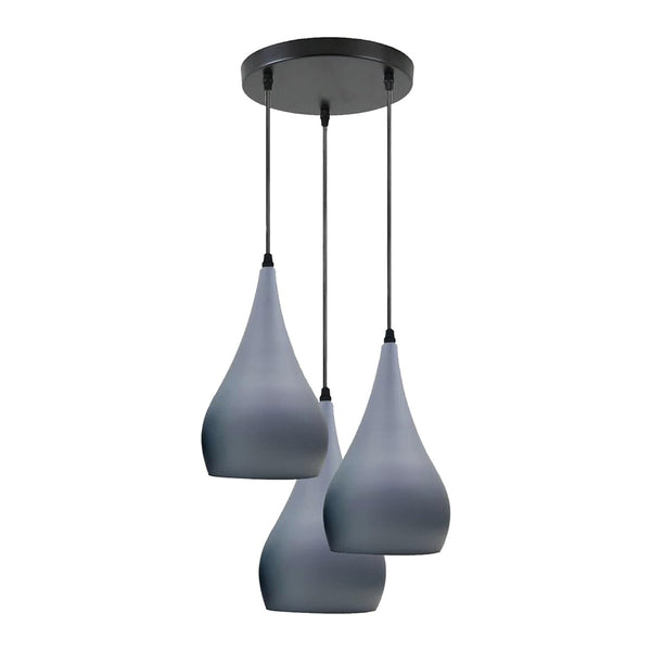 3-weg Multi Teardrop Plafond Hanglamp ~5295 – Grijs / Nee