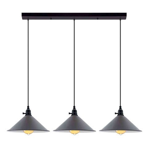 Kitchen Island 3 Light Pendant Light With Fluming Switch ~6187