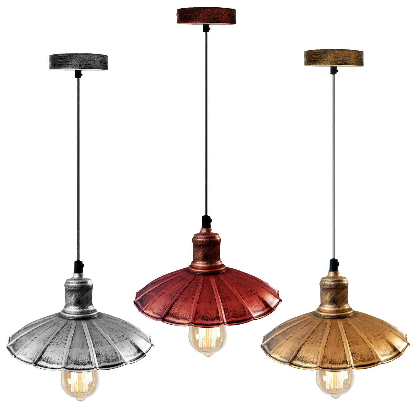 rustic copper suspension hall