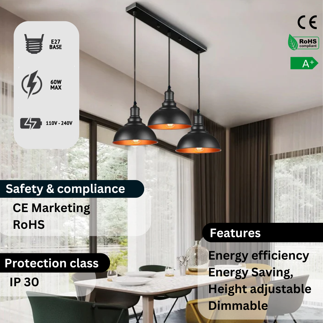 3 Pendant ceiling light