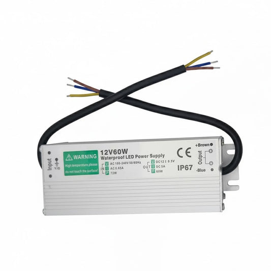 IP67 60W waterdichte DC 12V LED-voedingstransformator AC 90-250V ~4420