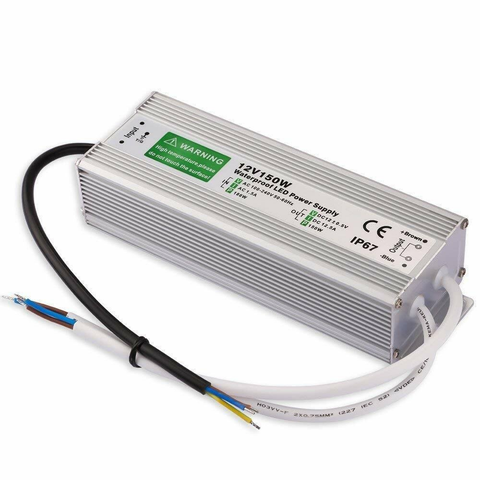 IP67 waterdichte DC 12V 150W LED-driver LED-voedingstransformator ~3346