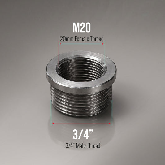 Bus passend 20mm vrouwelijk x passend 3/4" mannelijk verloopbus converter-5562