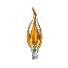 Dimbare E14 LED kaarslamp Filament C35 vintage design 4W ~3220