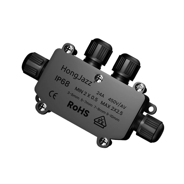 IP68 waterdichte aansluitdoosbehuizing voor elektrische kabeldraadconnector ~ 5599 – 4-weg