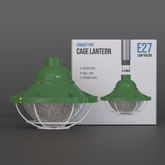 pendant hanging lights with metal wire cage