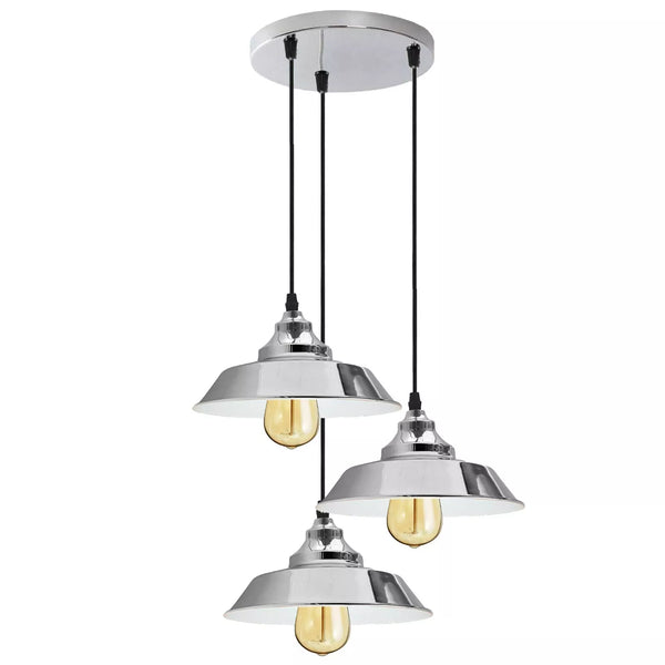 3-lamps plafondlamp keuken E27 metaal ~5899 – Ja / Ronde