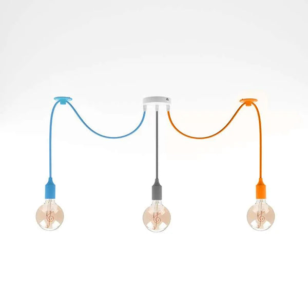 3-koppige kleurrijke spin hanglamp woonkamerdecoratie~5184 – Ja