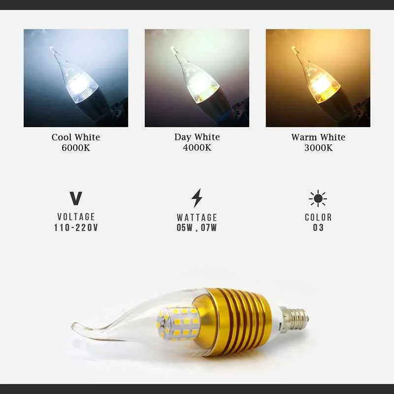 Cool white LED LIGHT BULB