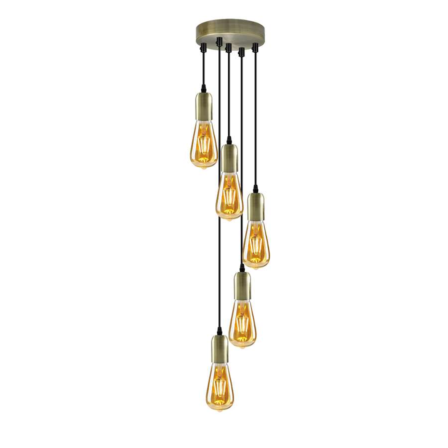 5 light pendant ceiling light