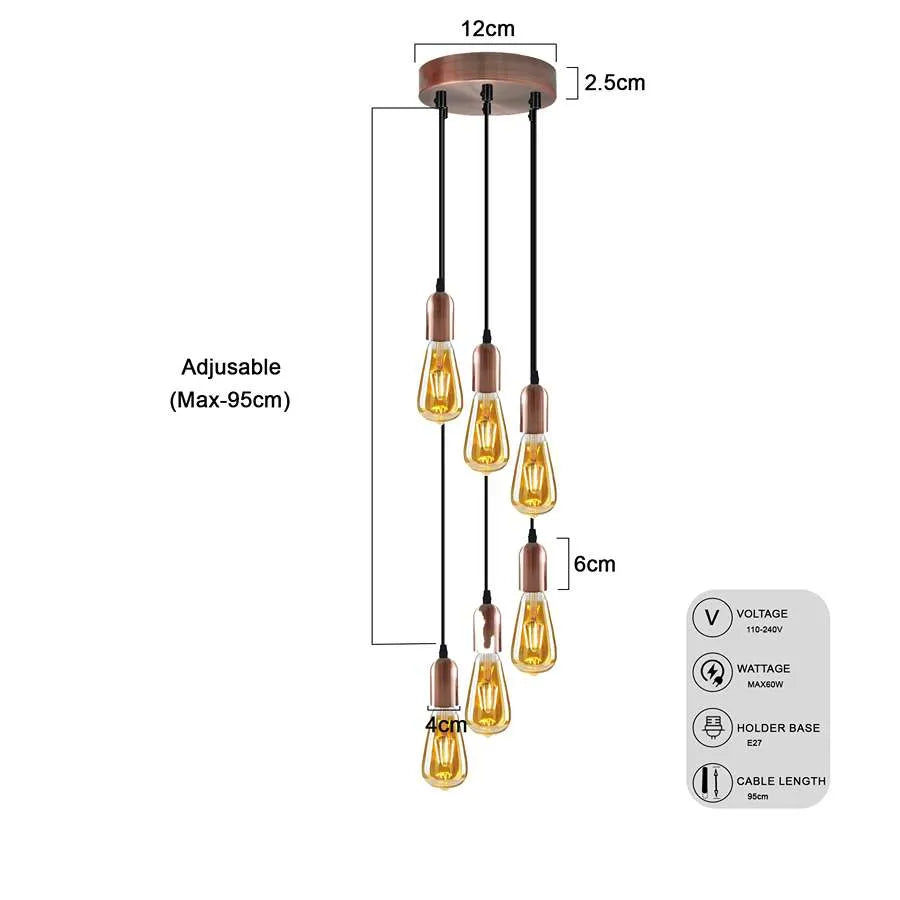 Contemporary ceiling light clusters UK