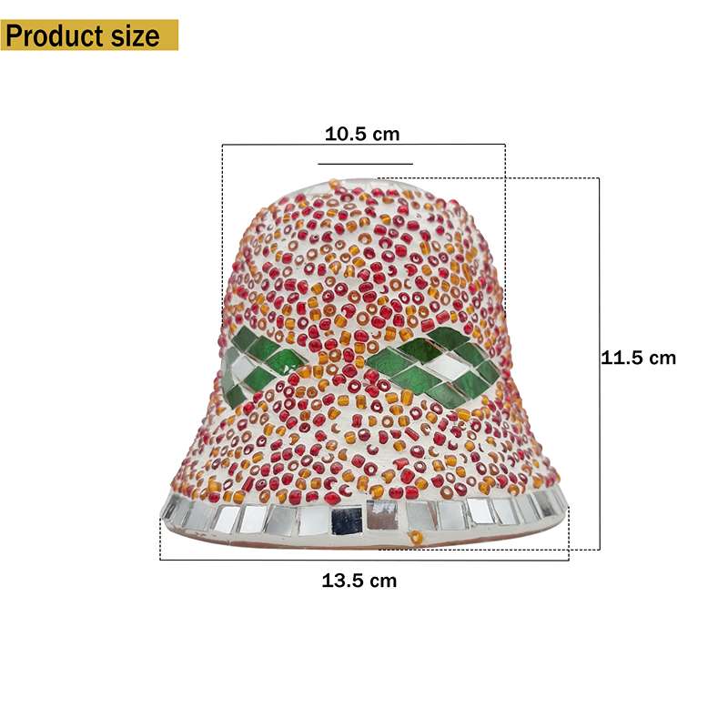 Handmade Colourful Lamp Glass Globe Mosaic Lighting Handcrafted Ceiling Hanging Pendant Lamp Shade-Size