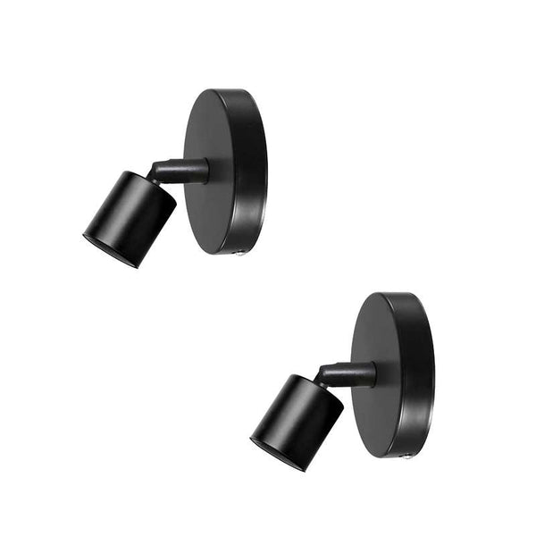 Verstelbare E27 Wandlamp Zwarte Wandlamp ~4737 – 2-pack