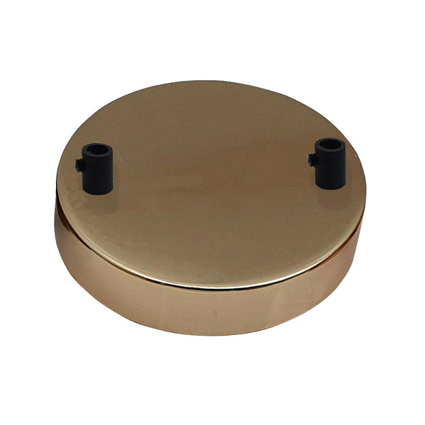 2 outlet Copper Ceiling Rose