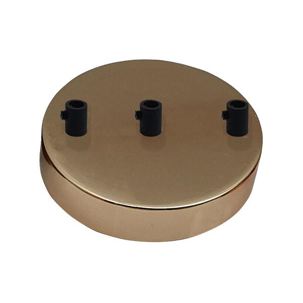 3 outlet Copper Ceiling Rose