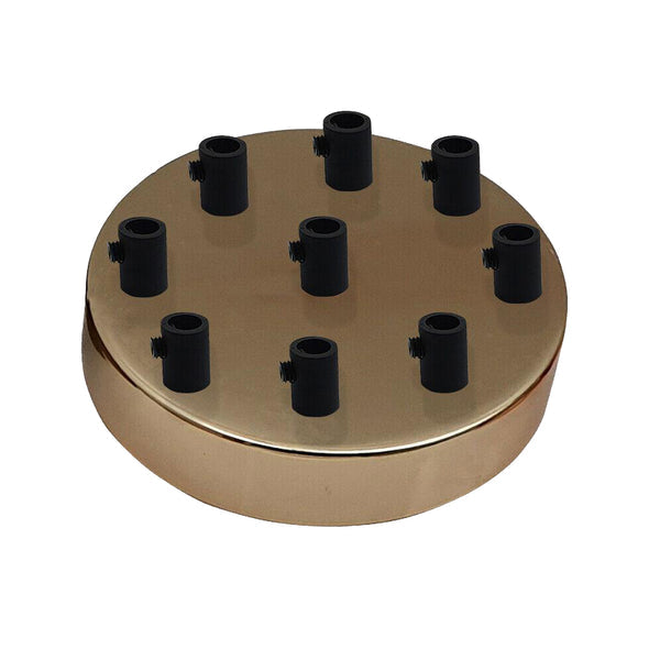 9 outlet Copper Ceiling Rose
