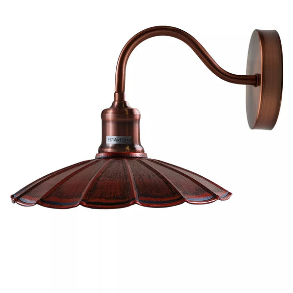 Wandlampen voor binnen, vintage lampen, woonkamer, slaapkamer ~1499 – Rustiek Rood