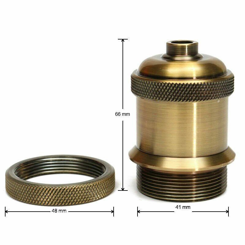 Green brass Lamp Holder for Edison Bulbs 