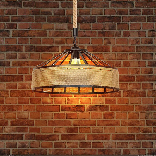 Rope lamp base light