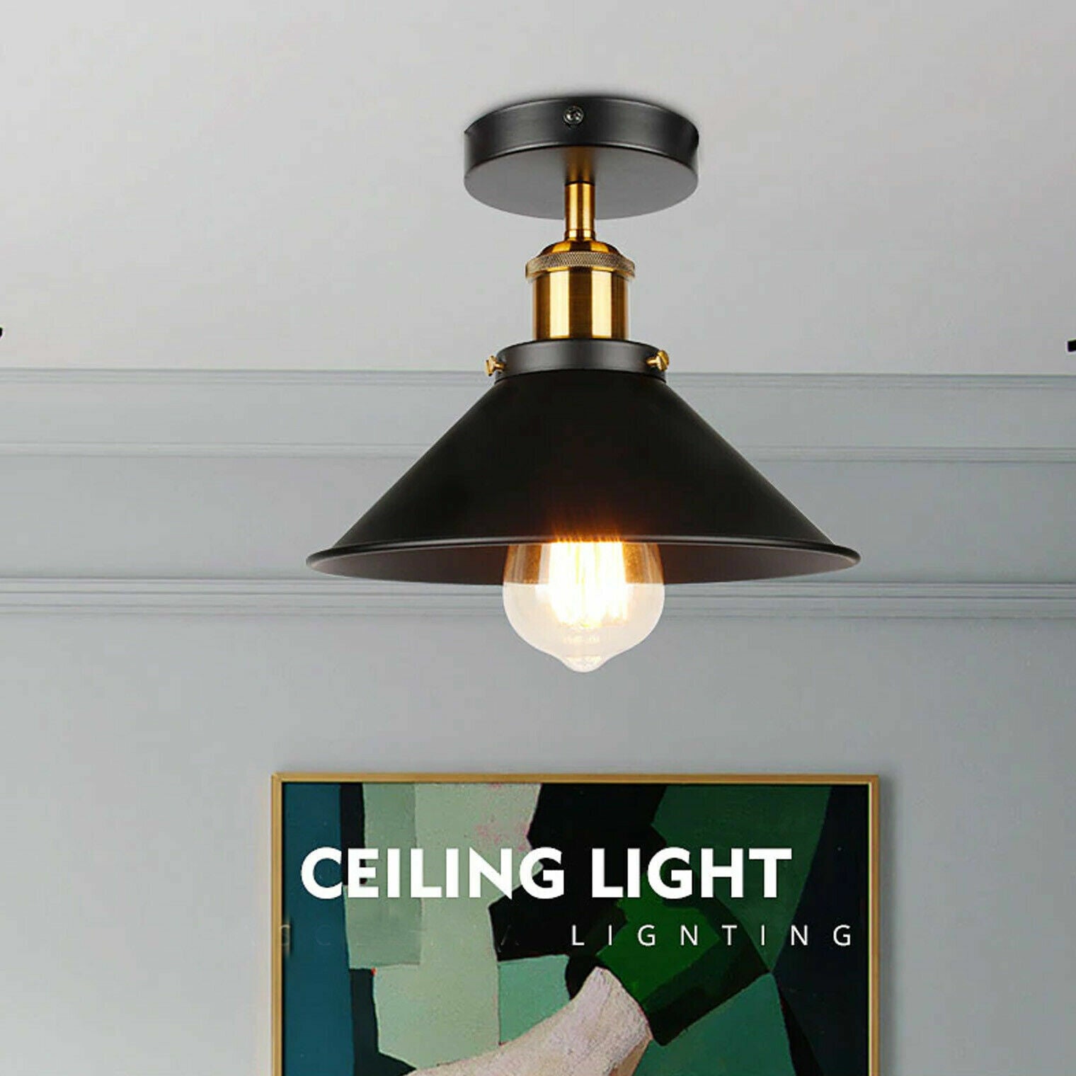 Flush ceiling lights - Application image