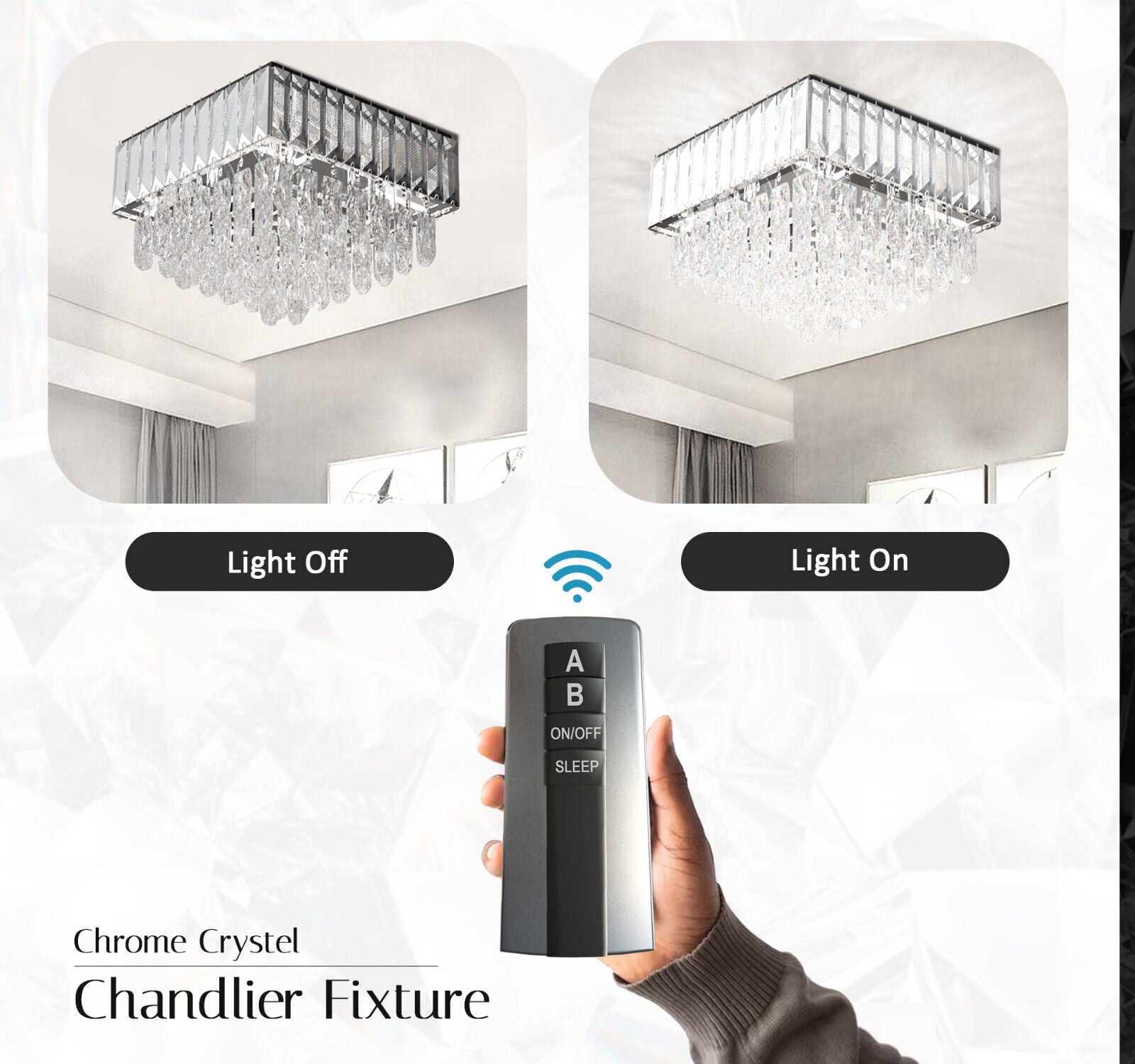 flush chandelier ceiling light