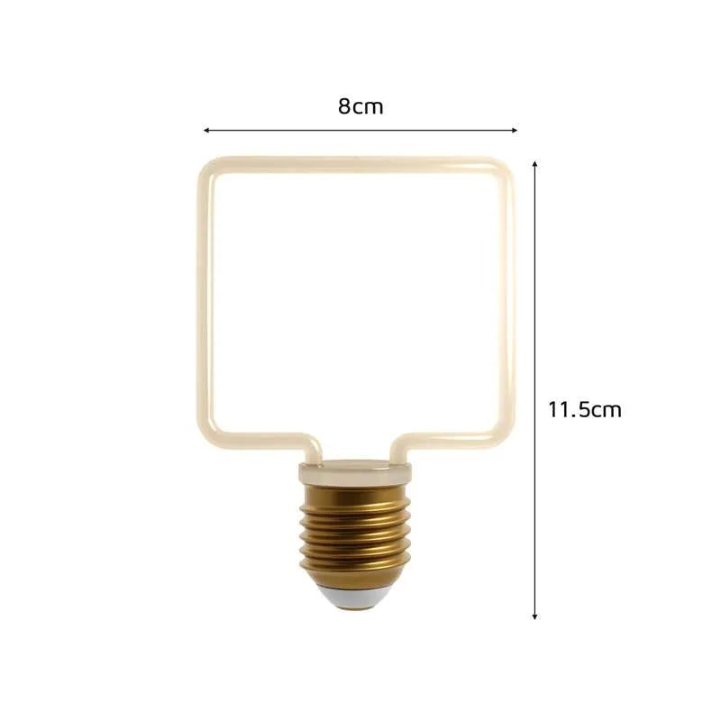 LED Filament Bulb - E27 Base - 4W/8W - UK-compatible