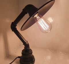 lampe steampunk, lampes de table industrielles